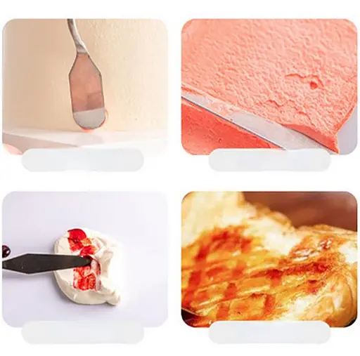 Набір мастихінів (палетних ножів) кондитерських шпателів скребків для декорування тортів та десертів, 5 шт 88312 - фото 8