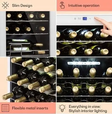 Холодильник винний KLARSTEIN Shiraz 24 Uno (10040217) - фото 7