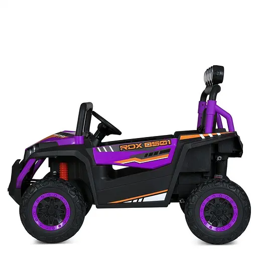 Електромобіль дитячий Bambi Джип Racer M 6058EBLR-9 24V з чотирма двигунами по 90 Вт фіолетовий - фото 2