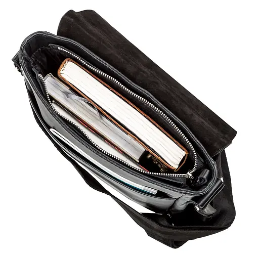 Сумка кожаная мужская SHVIGEL 24х26х8 см sum0012510 - фото 5