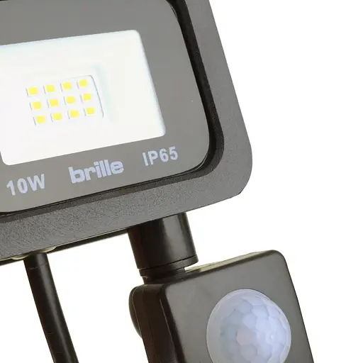 Світлодіодний прожектор Brille з датчиком руху HL-19P/10W NW IP65 - фото 7