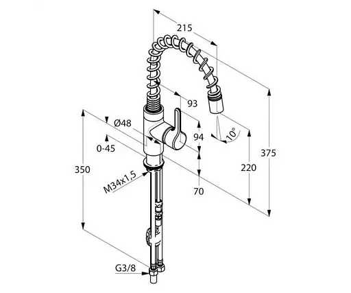 Смеситель для кухни Kludi Bingo Star 428550578 - фото 2