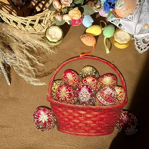 Деревянный пазл Пасхальная Корзина, А4, Деревянная коробка 100 элементов - фото 6