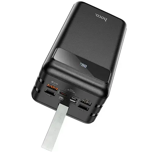 Універсальна мобільна батарея Hoco J86B 22.5W 60000mAh (Чорний) - фото 6
