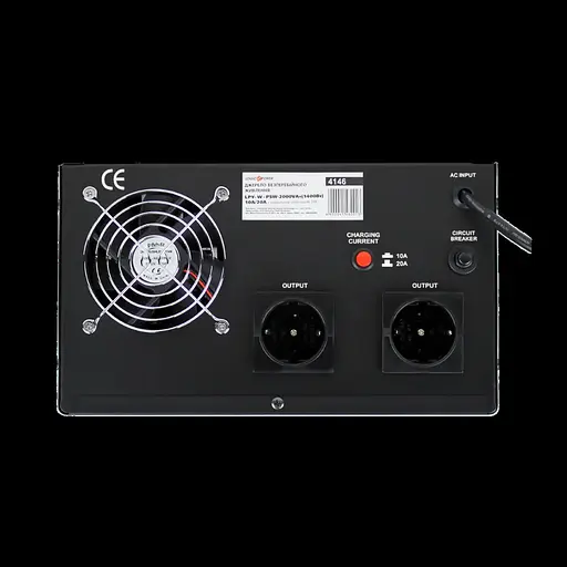 ДБЖ з правильною синусоїдою LogicPower 24V LPY- W PSW-2000VA+ 1400 Вт 10A/20A - фото 5