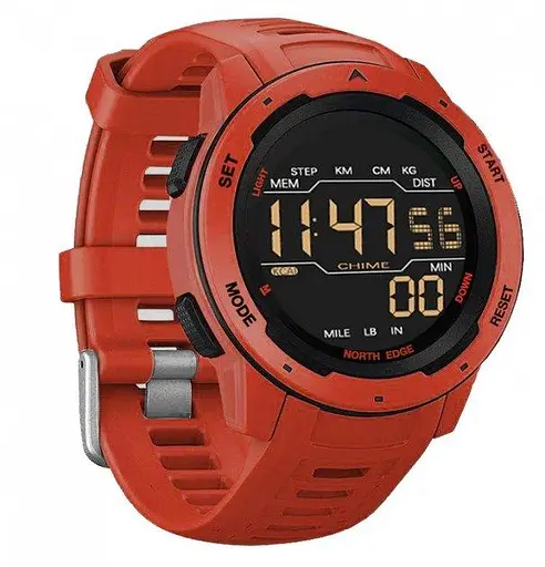 Спортивные часы North Edge Mars (Красные)