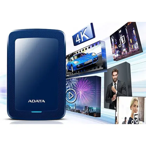 Зовнішній жорсткий диск Adata DashDrive Durable HV300 2TB Black (AHV300-2TU31-CBK) [124557] - фото 10