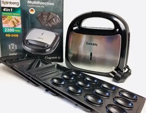 Мультимейкер Rainberg RB-5408 4в1 (з дефектом, є скол на пластиковому корпусі) - фото 5