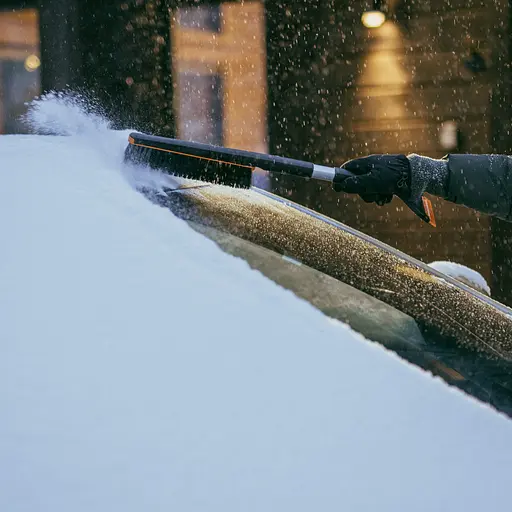 Щітка-скребок Fiskars Plus S- 63 см, щітка 26 см, скребок 9 см (1078495) - фото 4