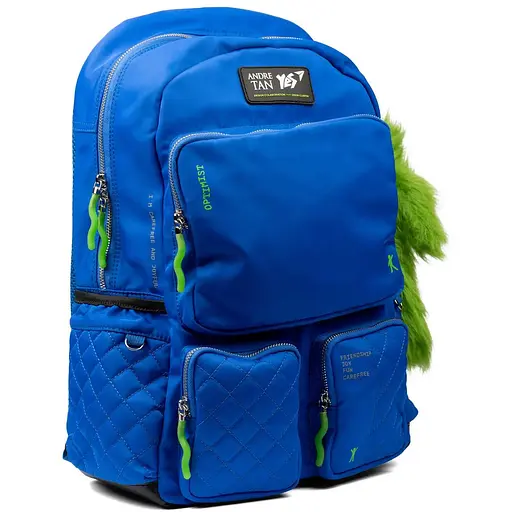 Рюкзак шкільний напівкаркасний YES T-130 YES by Andre Tan Double plus blue - фото 1