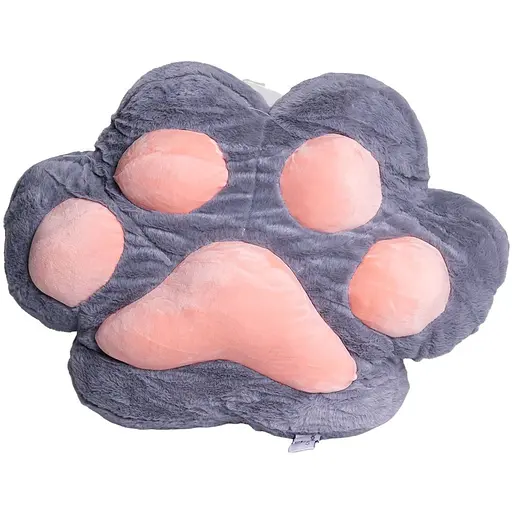Игрушка-подушка с пледом и муфтой Лапка 40х40х25 см серый ТМ COLORFUL HOME 520-18G