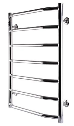 Водяна рушникосушка Unio LT W 700-500-7 Драбинка Трапеція, Хром - фото 2
