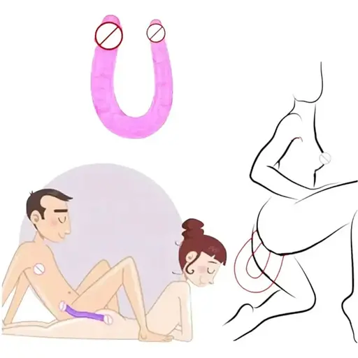 Двосторонній фалоімітатор Double Dong 31 см Реалістичний ділдо - фото 3