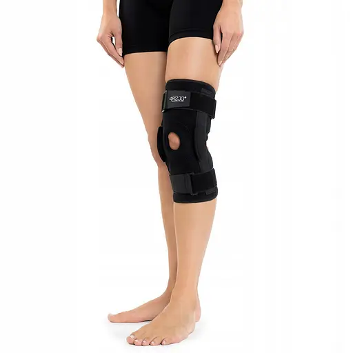 Фіксатор (бандаж) для коліна 4FIZJO шарнірний 1 шт 4FJ0472 Size M (P-5907739317612) - фото 13