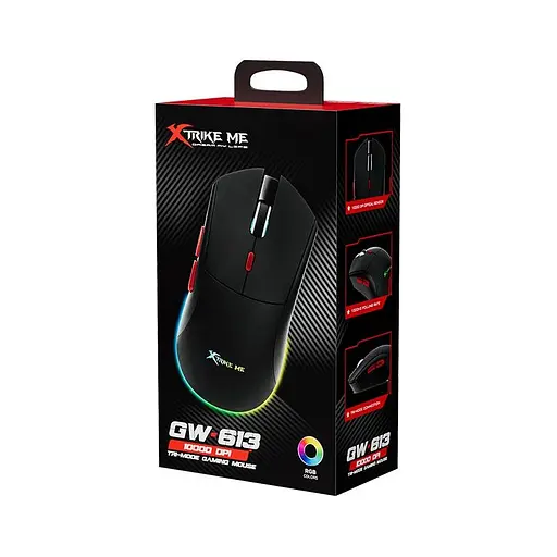 Мышь игровая беспроводная Xtrike Me Wireless Mouse GW-613 800-10000DPI 6 кнопок - фото 2