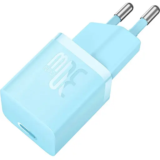 СЗУ Baseus GaN5 Fast Charger (mini) 30W (1USB-C) + кабель Type-C to Type-C (P10110902) - фото 4