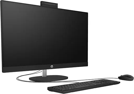 Моноблок HP 27" 27-cr0040ua AiO Ryz5 7520U/16Gb/SSD512Gb/WiFi/Cam/K&M/DOS/Jet Black - фото 2