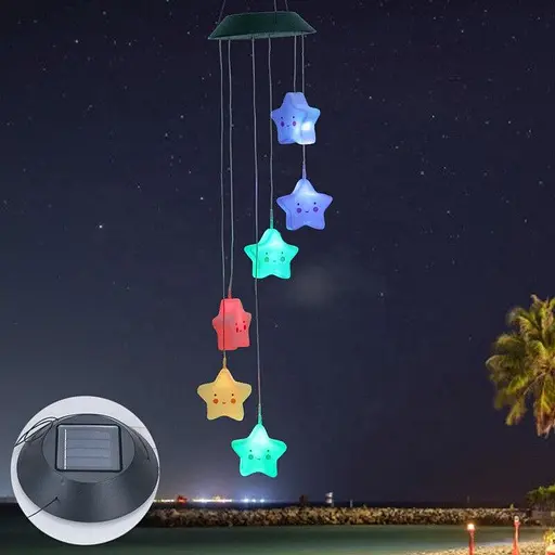 Світильник нічник Star Led Solar на сонячній батареї 16 режимів colors Star Led Solar Night Light 16 режимів - фото 1