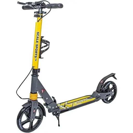 Самокат Scale Sports 93х38х91-105 Жовтий 000248275