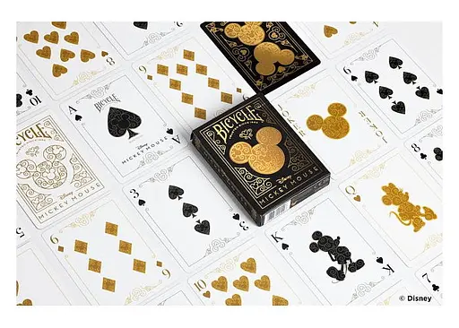 Карти гральні United States Playing Card Company Bicycle Disney Mickey Mouse inspired Black and Gold (ВР_КИБДММБГ) - фото 3