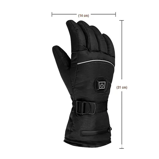 Рукавички з підігрівом на батарейках АА до 50 градусів Luckstone WarmSpace HE400, 3 температурні режими, розмір L (101026) - фото 7