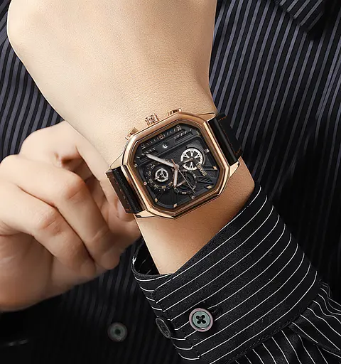 Наручний годинник чоловічий 1963RG Rose-Gold Skmei acs0030460 - фото 3