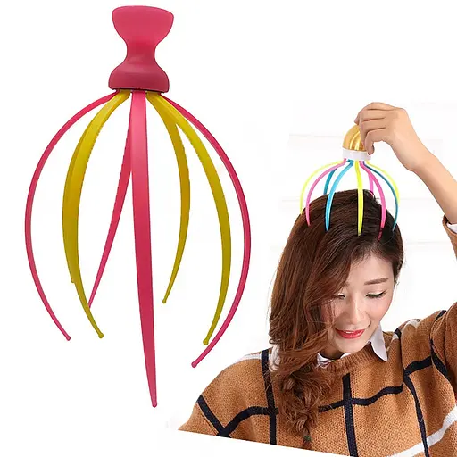 Масажер для голови акупунктурний ручний точковий "Восьминіг", Yu Xin 86409 - фото 2