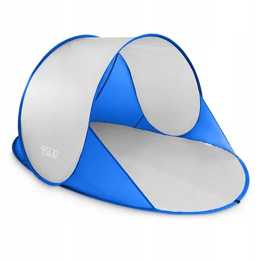Намет пляжний 4FIZJO Pop-Up 195 x 120 см саморозкладний Blue/Grey (P-5905973405157) - фото 1