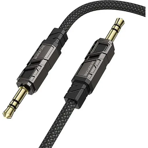 Аудиокабель Borofone BL22 Dignity audio cable AUX черный - фото 1