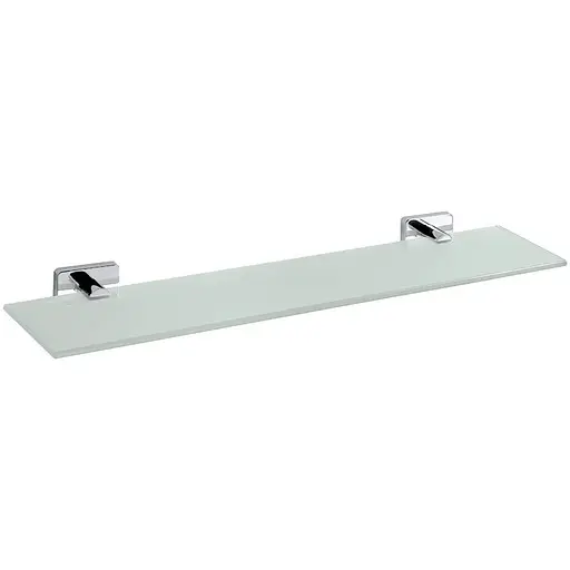 Полиця скляна Bemeta Niki 500 мм 153102042, Білий - фото 1