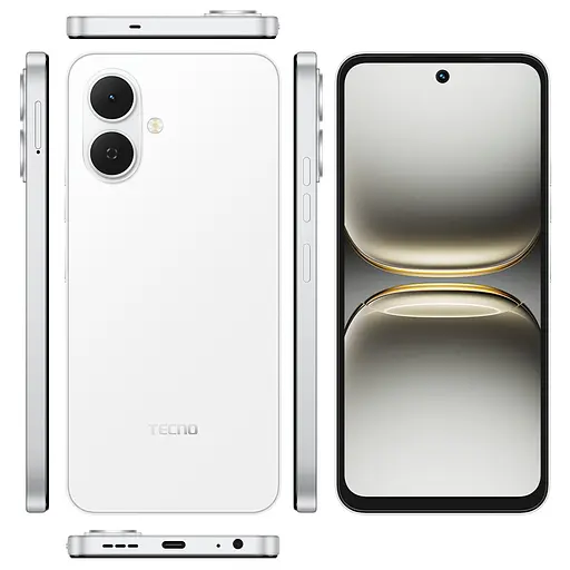 Смартфон Tecno Spark Go 2 KM4 4/128GB Veil White 4894947088841 - фото 3