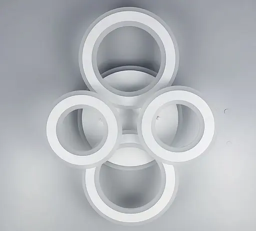 Сучасний стельовий світлодіодний світильник у білому корпусі Line.F Довжина 60 см - фото 4