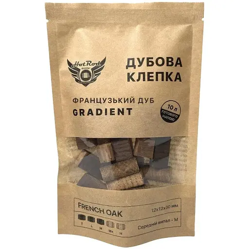 Клепка дубова Hot Rod Distiller Gradient M на 10 л
