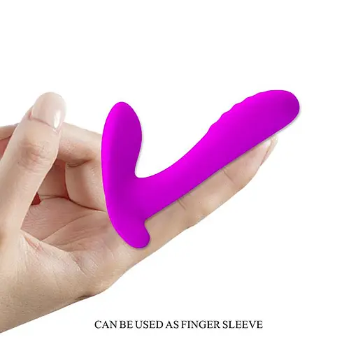 Вібратор Pretty Love Remote Control 10 см фіолетовий - фото 5