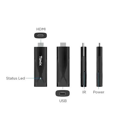 Tanix TX8 2/16Gb Allwinner H313 Android 10, медіаплеєр 4K HDR SmartTV Box (TX8) смарт ТВ стік - фото 9