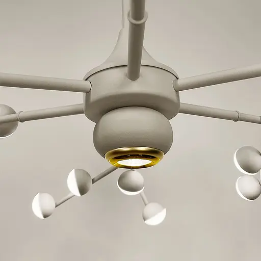 Люстра-молекула в белом на 36 светодиодов | Ст. SP 06/36 WT | Line F - фото 4