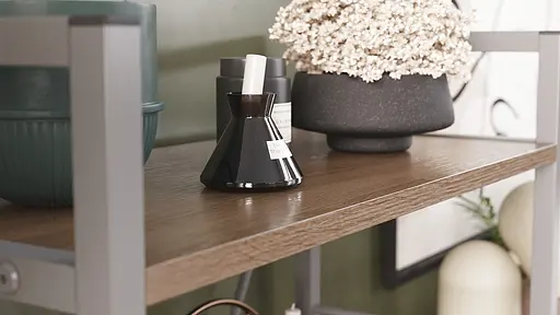 Этажерка 4/60 Ferrum-decor Серии Коннект 120x60x28 серый ДСП Дуб Сонома Трюфель 16мм (FRD-104252) - фото 2