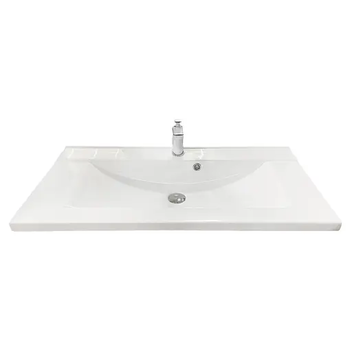 Раковина Adamant умивальник QUANTO штучний камінь прямокутна - фото 2