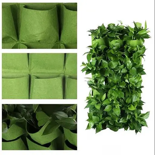 Підвісні горщики з тканини на 6 кишенів BKS Розмір полотна 30х100 см. - фото 2