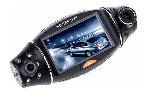 Автомобільний відеореєстратор Kers R310 GPS 2 камери Чорний - фото 4