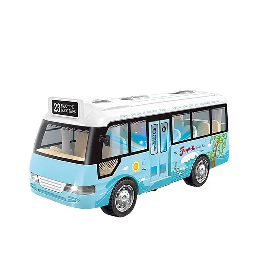 Автобус, 7723, инерция, звук, подсветка (В ассортименте)