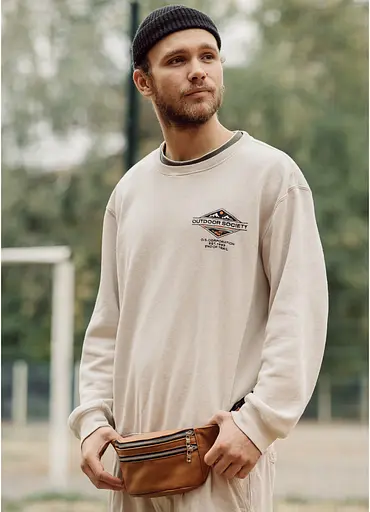 Поясна сумка бананка шкіряна Sambag Tirso BTSm натуральна руда шкіра 30.5 х 14 см (81333121wm) - фото 4