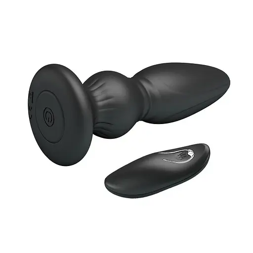 Анальна пробка LyBaile Mr.Play Vibrating Prostate Massager 12.5 см (чорний) - фото 4