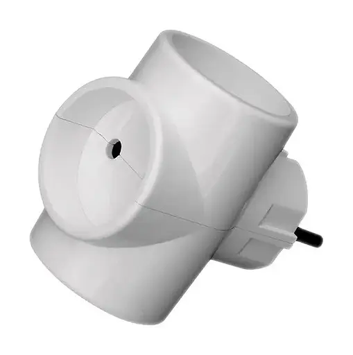 Тройник СВ-У РВ10-033 на 3 розетки без заземления - фото 1