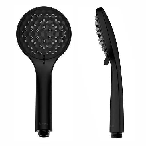 Ручной душ Imprese 100 мм, 5 режимов, блистер, чорний матовий black matt f03600110BA, Черный матовый - фото 1