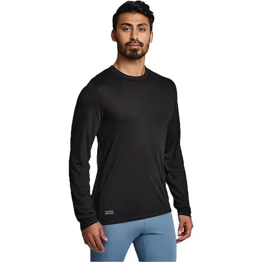 Кофта Saucony Peregrine Merino Long Sleeve Black XL (1097-SAM800362-BK XL)