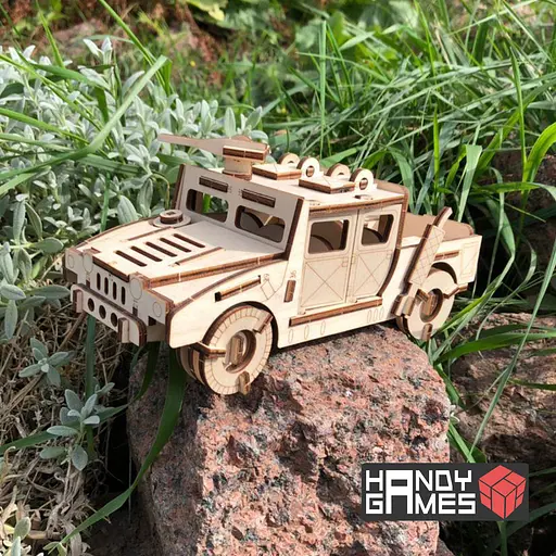 Дерев'яний конструктор Хаммер 74 деталі - фото 7