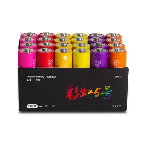 Набір батарейок Xiaomi ZMi Rainbow AA 24 штуки (AA524) - фото 4