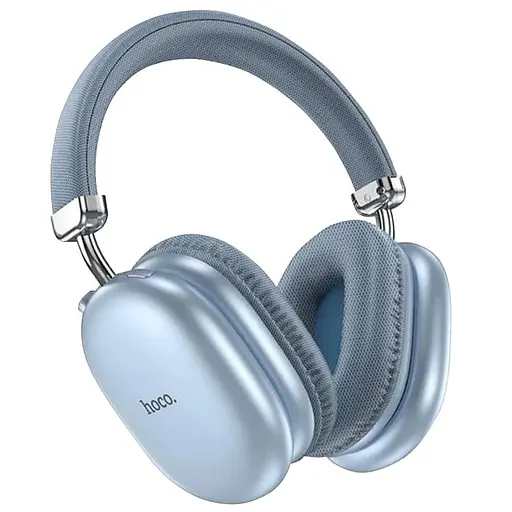 Беспроводные наушники Hoco W35 Max, ANC, BT5.3, AUX, TF, 800mAh, 90h, blue - фото 2