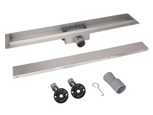 Линейный трап Qtap Taurus Tile900 из нержавеющей стали, с сухим затвором под плитку QTTAUTILE900 - фото 4